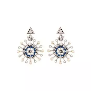 Серьги-колеса Indigo Affair