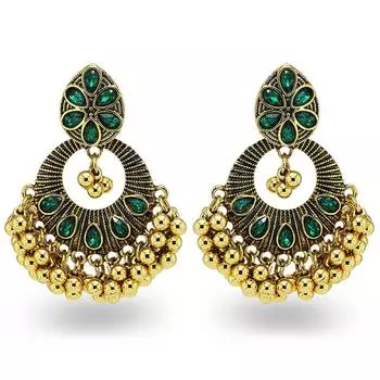 Серьги-колокольчики с шипами, серьги-взрывы в стиле ретро Ид аль-Фитр Лассер Байрам