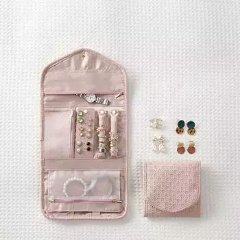 Серьги Контейнер Дорожная сумка для хранения украшений Органайзер для ожерелий Клатч Хранение украшений s