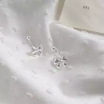 Серьги-крючки Bow Hook, художественные, милые, свежие и универсальные подарочные серьги для лучших подруг