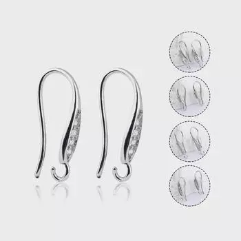 «Серьги-крючки из меди и инкрустированного цирконием гипоаллергенного типа 2020 года ручной работы»