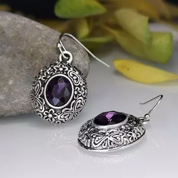 Серьги крючки женские висячие сплошные модные свадебные аксессуары 3.5cm*2cm