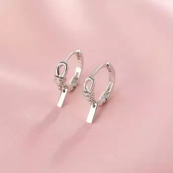 Серьги-круги для женских наушников-вкладышей, нишевый дизайн, маленькие серьги, изысканный темперамент, высококачественные и модные