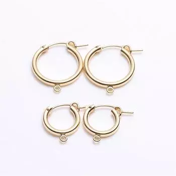 Серьги, круглые серьги-трубочки с петлями Серьги своими руками украшения