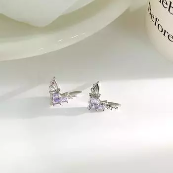 Серьги «Крылья любви» Милые девичьи серьги «Крылья мечты» Легкие роскошные серьги высокого класса, новый стиль