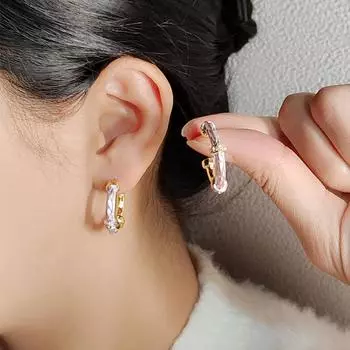 Серьги Light Luxury Premium Серьги Геометрические Серьги Cold Wind Premium Niche Jewelry