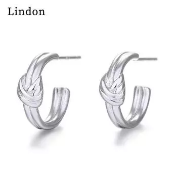 Серьги Lindon из медного сплава, серьги-капли для женщин, подарки на свадьбу серебряный