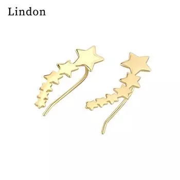 Серьги Lindon из медного сплава, серьги-капли для женщин, подарки на свадьбу серебряный