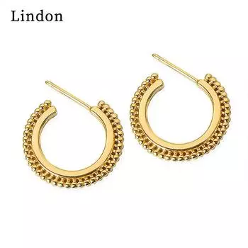 Серьги Lindon из медного сплава, серьги-капли для женщин, подарки на свадьбу серебряный