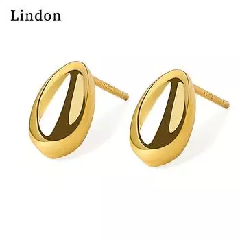 Серьги Lindon из медного сплава, серьги-капли для женщин, подарки на свадьбу серебряный