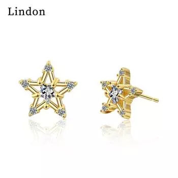 Серьги Lindon, серьги-капли для женщин, подарки на свадьбу золотой