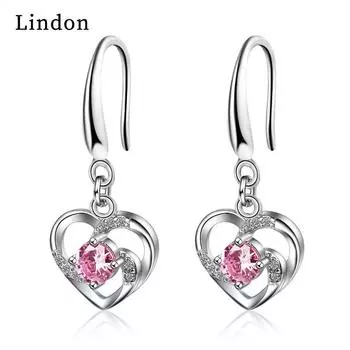 Серьги Lindon, серьги-капли для женщин, подарки на свадьбу белый