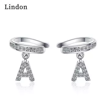 Серьги Lindon, серьги-капли для женщин, подарки на свадьбу серебряный