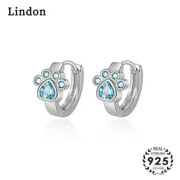 Серьги Lindon Серьги-подвески для женщин Подарки на свадьбу синий