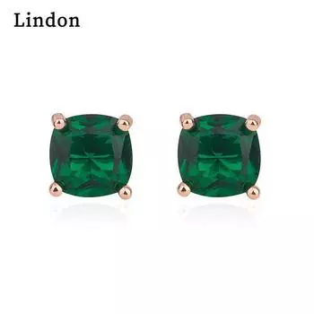 Серьги Lindon Серьги-подвески для женщин Подарки на свадьбу зелёный