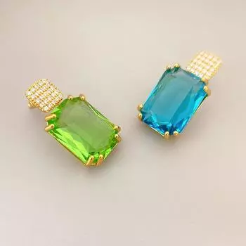 Серьги LONDANY, новые инкрустированные стразами K9, высококачественные серьги из хрустального стекла, серьги-иглы из серебра 925 пробы темно-фиолетового