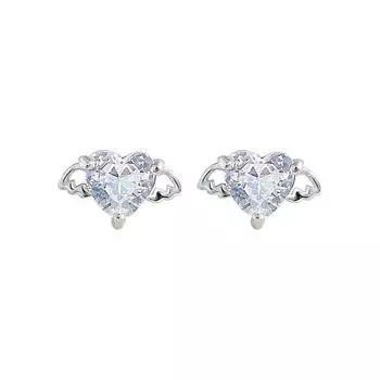 Серьги Love Angel Wings, супер-вспышка света, роскошные высококачественные серьги-ниши