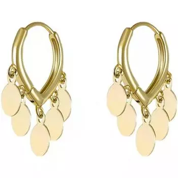 Серьги Love Ear Buckle Year Niche Design Circle, простые индивидуальные серьги Cold Wind для женщин