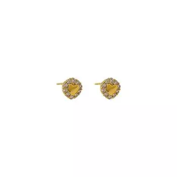 Серьги Love, инкрустированные бриллиантами и цирконами, простые, маленькие, элегантные и милые, новые летние серьги