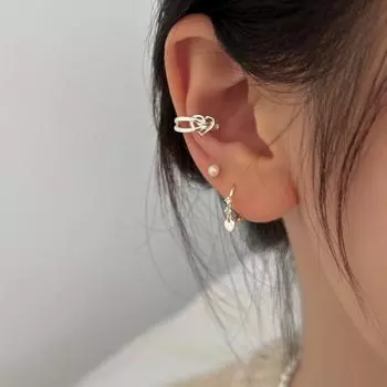 Серьги Love Needle Silver 925 пробы, женские изысканные, нишевые, премиум-класса, сенсорные, с пряжкой, универсальные, осенне-зимние, темпераментные серьги, новые продукты 925 silver needle