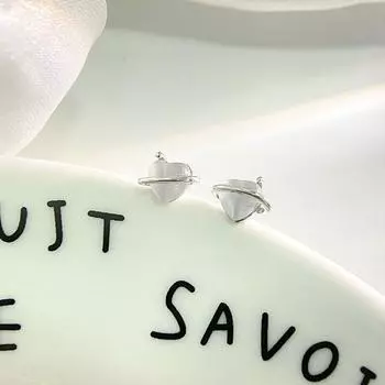 Серьги Love Planet Милые и универсальные женские серьги Изысканные серьги Light Luxury Niche Design