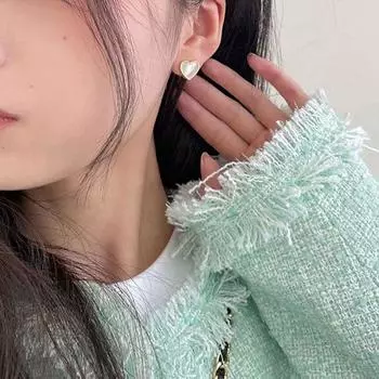 Серьги Love Серьги Shell Серьги Специальный дизайн Высококачественные легкие роскошные серьги для женщин Ниша