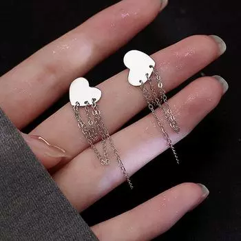 Серьги Love Tassel, модные новогодние серьги в гонконгском стиле для женщин, летняя ниша