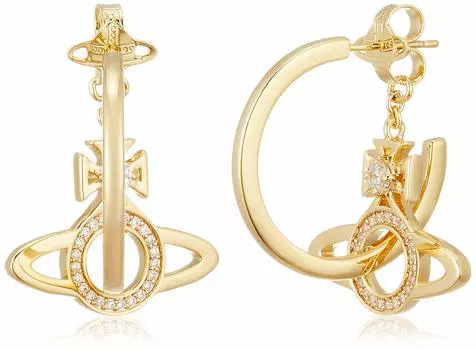 Серьги MIRANDA из латуни [Vivienne Westwood] женские 62010105/R102 [Товар]