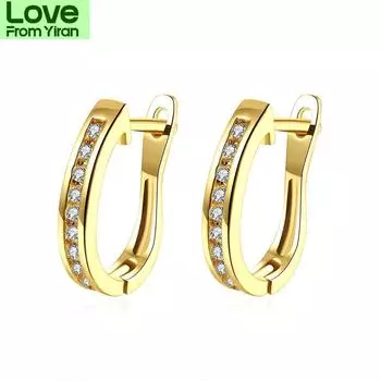 Серьги Модные Бриллиантовые Пряжки для Ушей Японские И Корейские Модные Маленькие Свежие Аксессуары