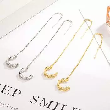 Серьги, модные одинаковые женские простые индивидуальные универсальные серьги, милые темпераментные серьги высокого качества