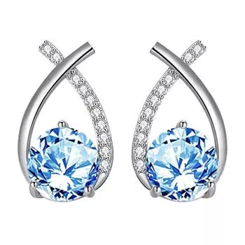 Серьги, модные одинаковые женские простые индивидуальные универсальные серьги, милые темпераментные серьги высокого качества белый