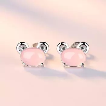 Серьги, модные одинаковые женские простые индивидуальные универсальные серьги, милые темпераментные серьги высокого качества mouse