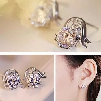 Серьги, модные одинаковые женские простые индивидуальные универсальные серьги, милые темпераментные серьги высокого качества