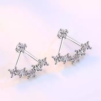 Серьги, модные одинаковые женские простые индивидуальные универсальные серьги, милые темпераментные серьги высокого качества