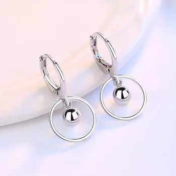 Серьги, модные одинаковые женские простые индивидуальные универсальные серьги, милые темпераментные серьги высокого качества
