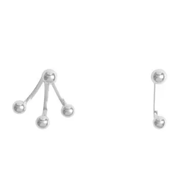 Серьги Niche Design для женщин-хипстеров, простые и холодные, серьги в гонконгском стиле, мужские и женские одинаковые украшения для ушей