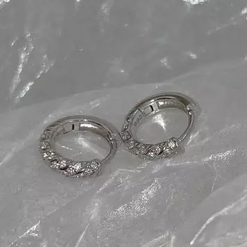 Серьги Niche Design Sense High-end Серьги Temperament Light Luxury Twist Earbuds Small Fresh Earrings for Women