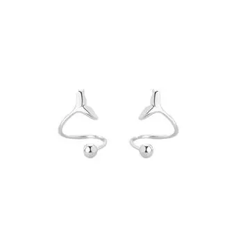 Серьги Niche Fishtail Spiral для женщин, новые стильные серьги, легкие, роскошные, высокого класса