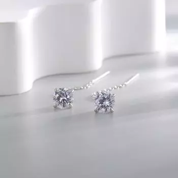 Серьги-осьминог из стерлингового серебра S925 с цирконием, женские легкие роскошные серьги, ювелирные изделия Meilong 925 silver