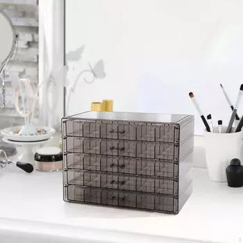 Серьги, ожерелья, коробка для хранения ювелирных изделий, органайзер, 120 ячеек, ящик для женщин и девочек, украшения для ногтей чистый