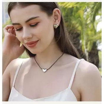 Серьги-ожерелья на шнурке в стиле ретро, французский свет, роскошное серебро 925 пробы