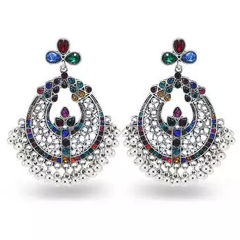 Серьги Palace Ретро полые богемные овальные серьги Ид аль-Фитр Лассер Байрам