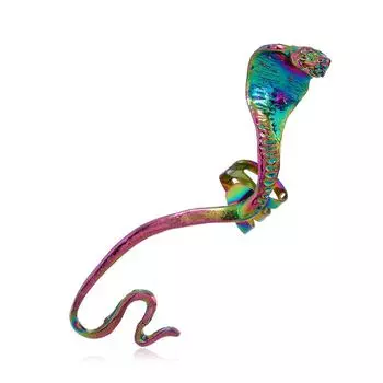 Серьги, персонализированные простые серьги в виде змеи, креативные клипсы в виде змеи, модные аксессуары бронзовый