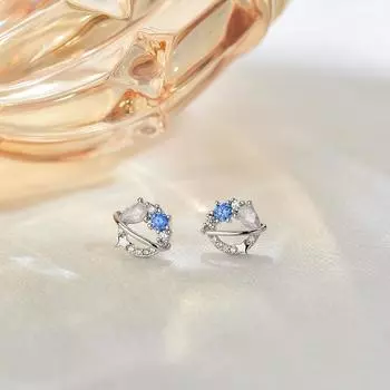 Серьги Planet для женщин, милые серьги, маленькие, милые, простые, универсальные, легкие, роскошные и с ощущением высокого класса