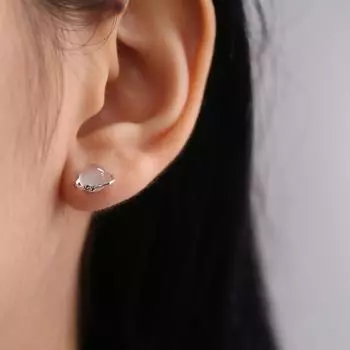 Серьги «Планета кошачьего глаза» для женщин, новые трендовые осенне-зимние простые модные нишевые дизайнерские уши