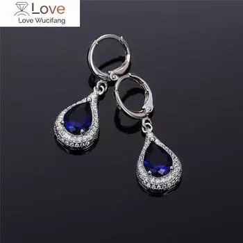 Серьги-подвески для дамской темпераментной дамы с ярким цирконием, модный дизайн, аксессуары для вечеринок для женщин, изящные ювелирные изделия