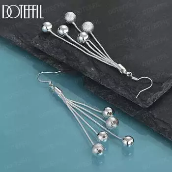 Серьги-подвески для пирсинга Cat AAA из стерлингового серебра 925 пробы с цирконием, модные свадебные украшения 3.50*0.80cm