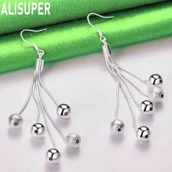 Серьги-подвески для пирсинга Cat AAA из стерлингового серебра 925 пробы с цирконием, модные украшения для свадьбы 8.60cm