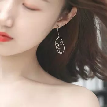 Серьги-подвески из стерлингового серебра 925 пробы в стиле панк для женщин, ювелирные изделия для вечеринок, аксессуары Pendientes Boucle D Oreille Eh211
