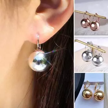 Серьги-подвески Элегантный цветной наряд ярко-розовый/золотистый